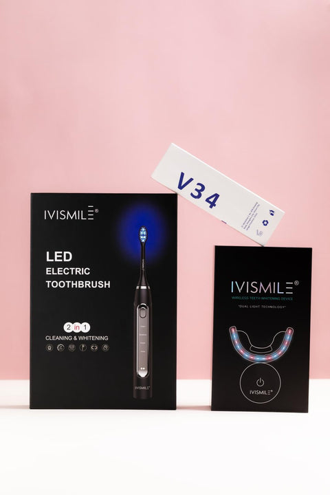 Brosse à dents électrique+v34+kit de blanchiment