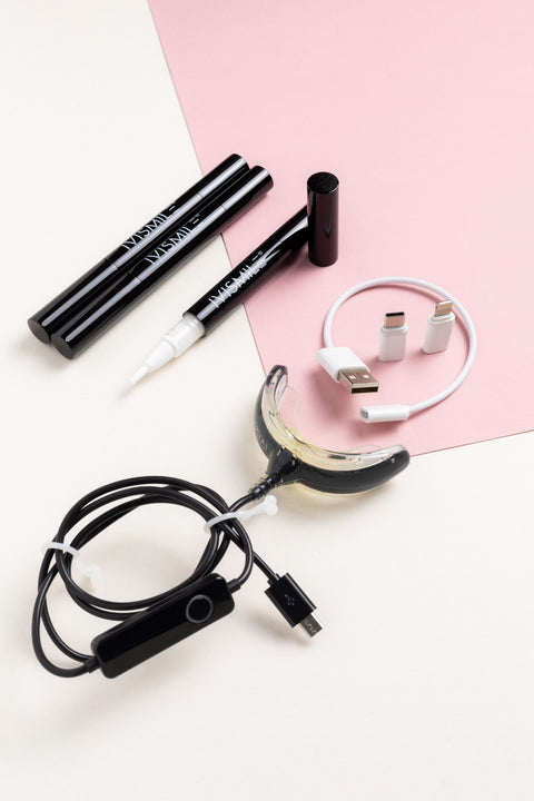 Kit de blanchiment dentaire connecté Noir -Android/Apple/USB
