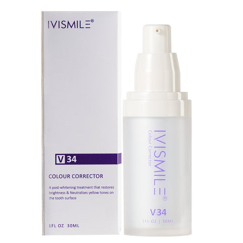 Dentifrice - V34 Gel Correcteur de Couleur et Protecteur Éclat 2en1