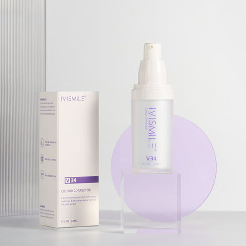 Dentifrice - V34 Gel Correcteur de Couleur et Protecteur Éclat 2en1