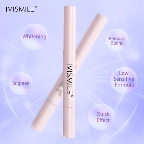LuminaGleam - Kit de Blanchiment Dentaire Rose avec Technologie LED