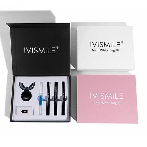 UltraBright  Kit Complet Rose - Votre Studio de Blanchiment Dentaire à Domicile avec 32 lumières LED