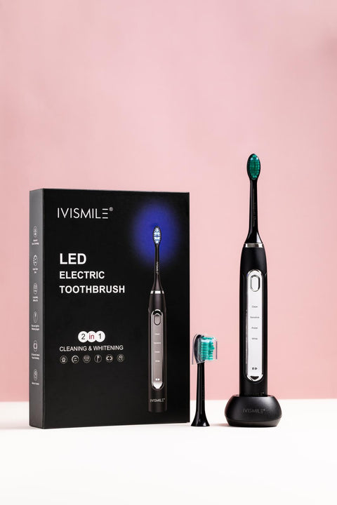 La Première Brosse à Dents électrique intelligente avec Technologie LED Blanchissante Intégrée"