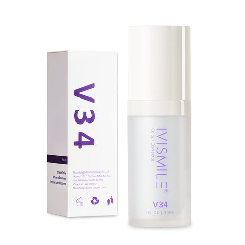 Dentifrice - V34 Gel Correcteur de Couleur et Protecteur Éclat 2en1